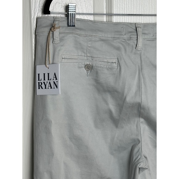 Lila Ryan The Jenalyn Bootcut Trouser Brushed Sateen Gray Violet Women's Size 14 - Picture 6 of 12